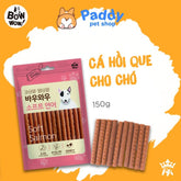 Bánh Thưởng Cho Chó Cá Hồi & Gà Que Bowwow Soft (Túi lớn 150g) - Paddy Pet Shop